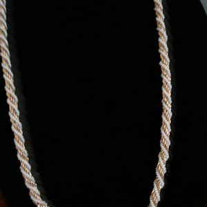 Vintage TRIFARI Gold Tone Braided and Twisted Rope Chain Necklace